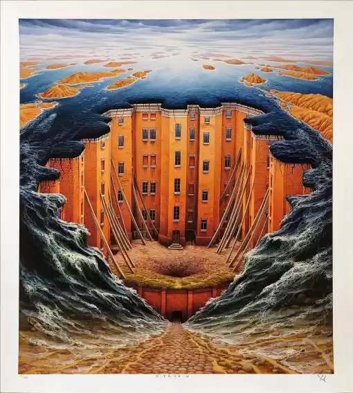 Obraz Jacek Yerka - Tama ( edycja 1/19) – Jacek Yerka | Foksal17