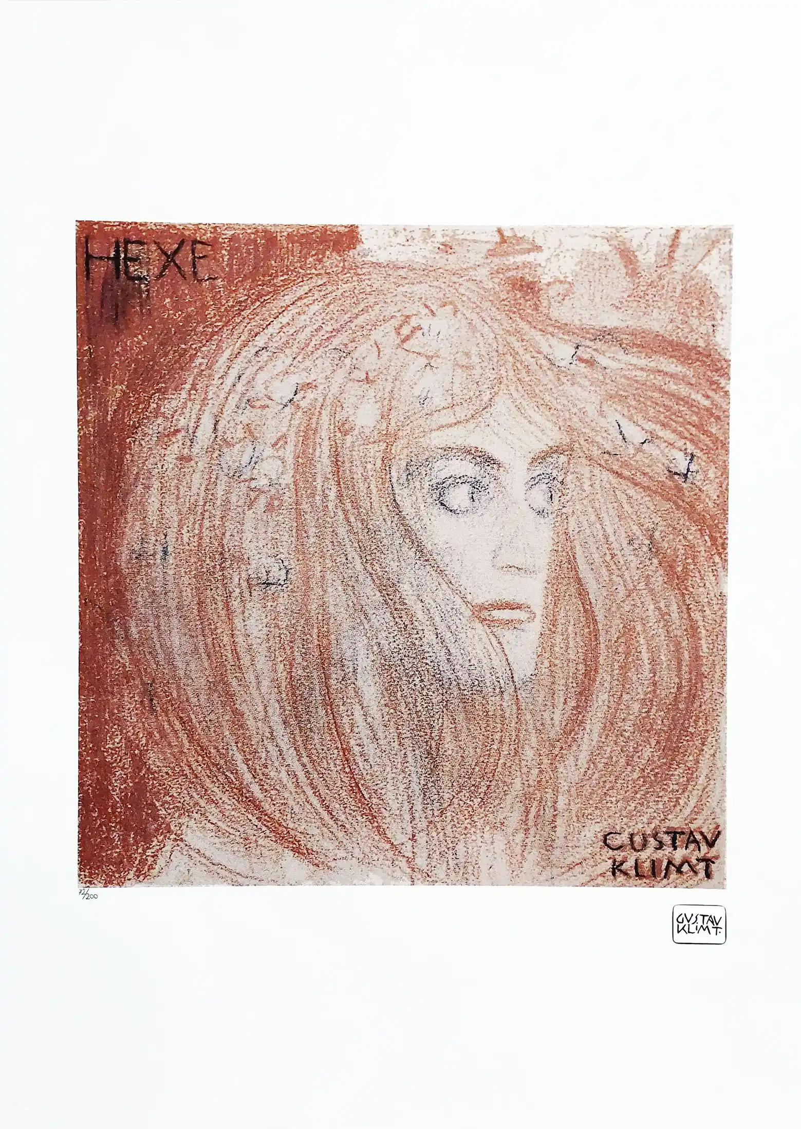 Zdjęcie obrazu Die Hexe (Wiedźma)  - Gustav Klimt (1862 - 1918). Foksal17 - Galeria Sztuki w Warszawie.