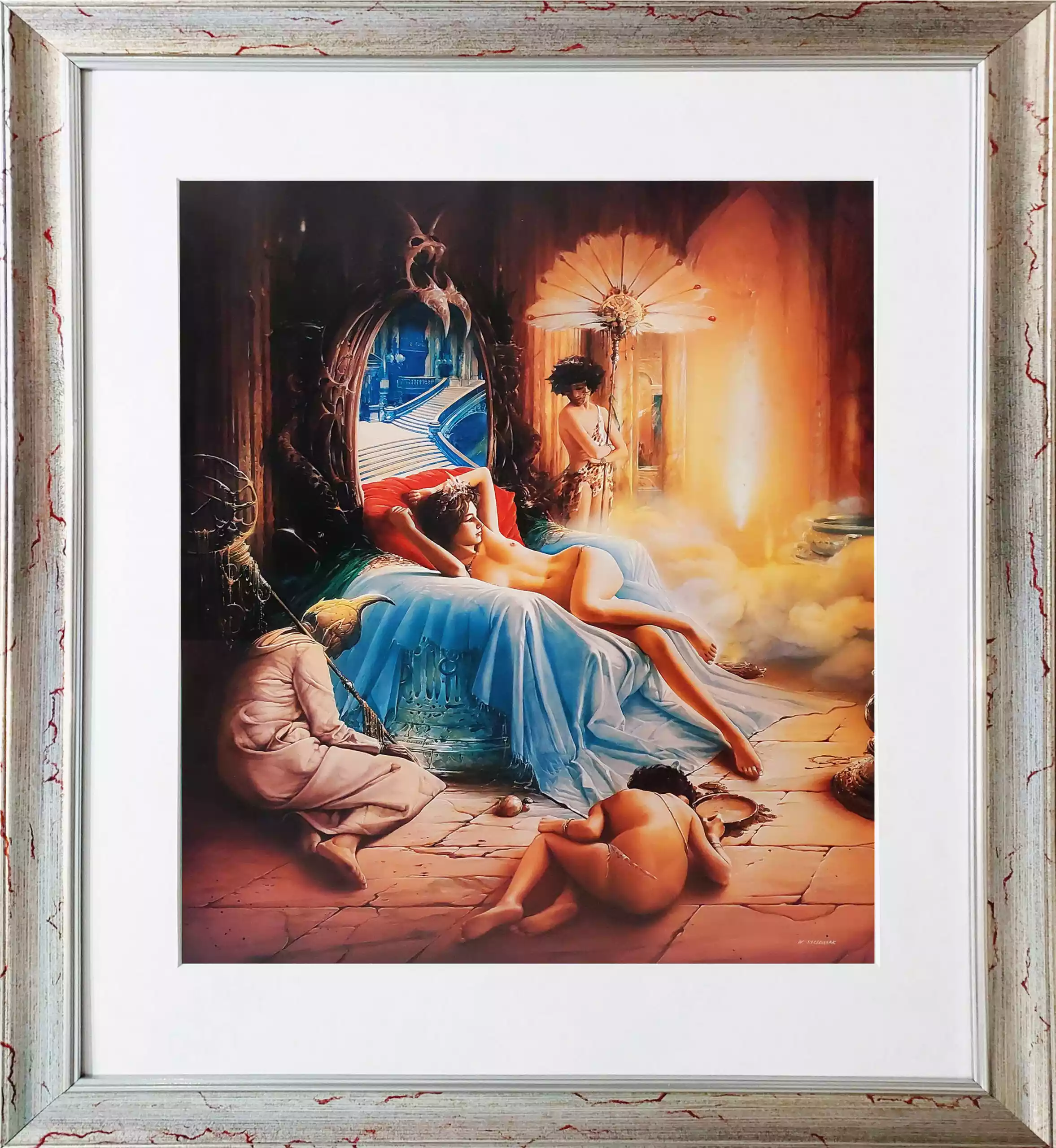 Zdjęcie obrazu Wojciech Siudmak - La Princesse du Feu Sacre - Wojciech Siudmak. Foksal17 - Galeria Sztuki w Warszawie.