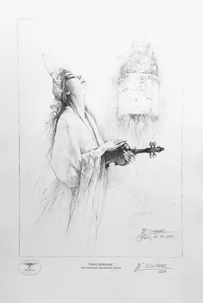 Zdjęcie obrazu Wojciech Siudmak - Akord doskonały (sygnowana) - Wojciech Siudmak. Foksal17 - Galeria Sztuki w Warszawie.