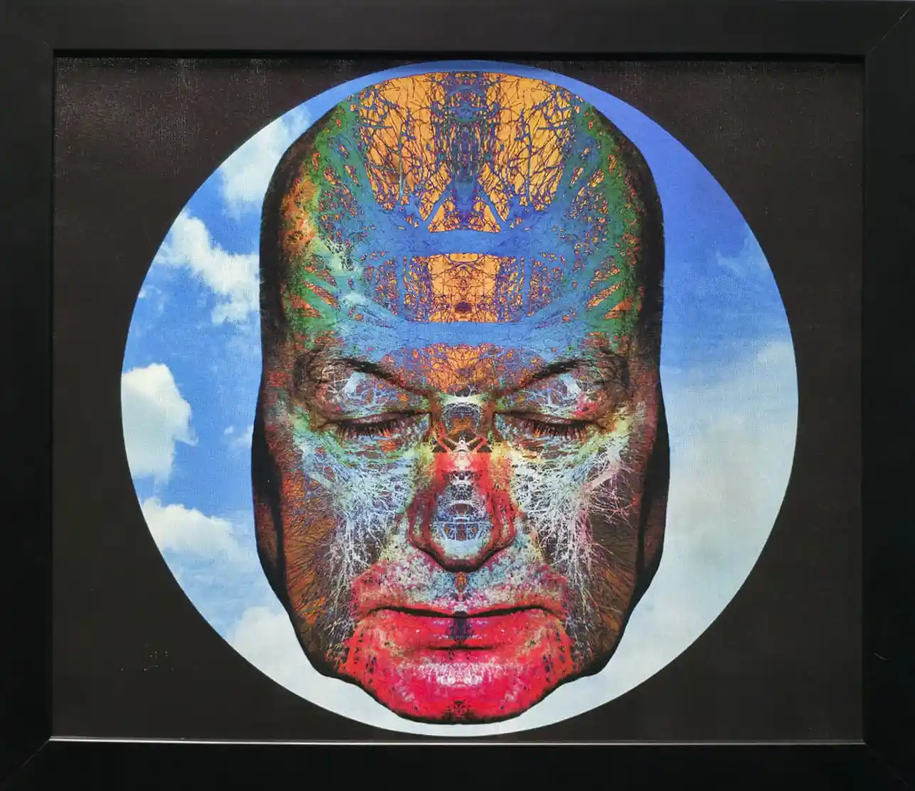 Zdjęcie obrazu Bez tytułu - Zdzisław Beksiński. Foksal17 - Galeria Sztuki w Warszawie.