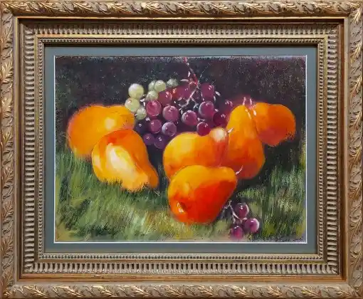 Zdjęcie obrazu Eliza Dudek-Wójcicka - Martwa natura z gruszkami - Eliza Dudek-Wójcicka. Foksal17 - Galeria Sztuki w Warszawie.