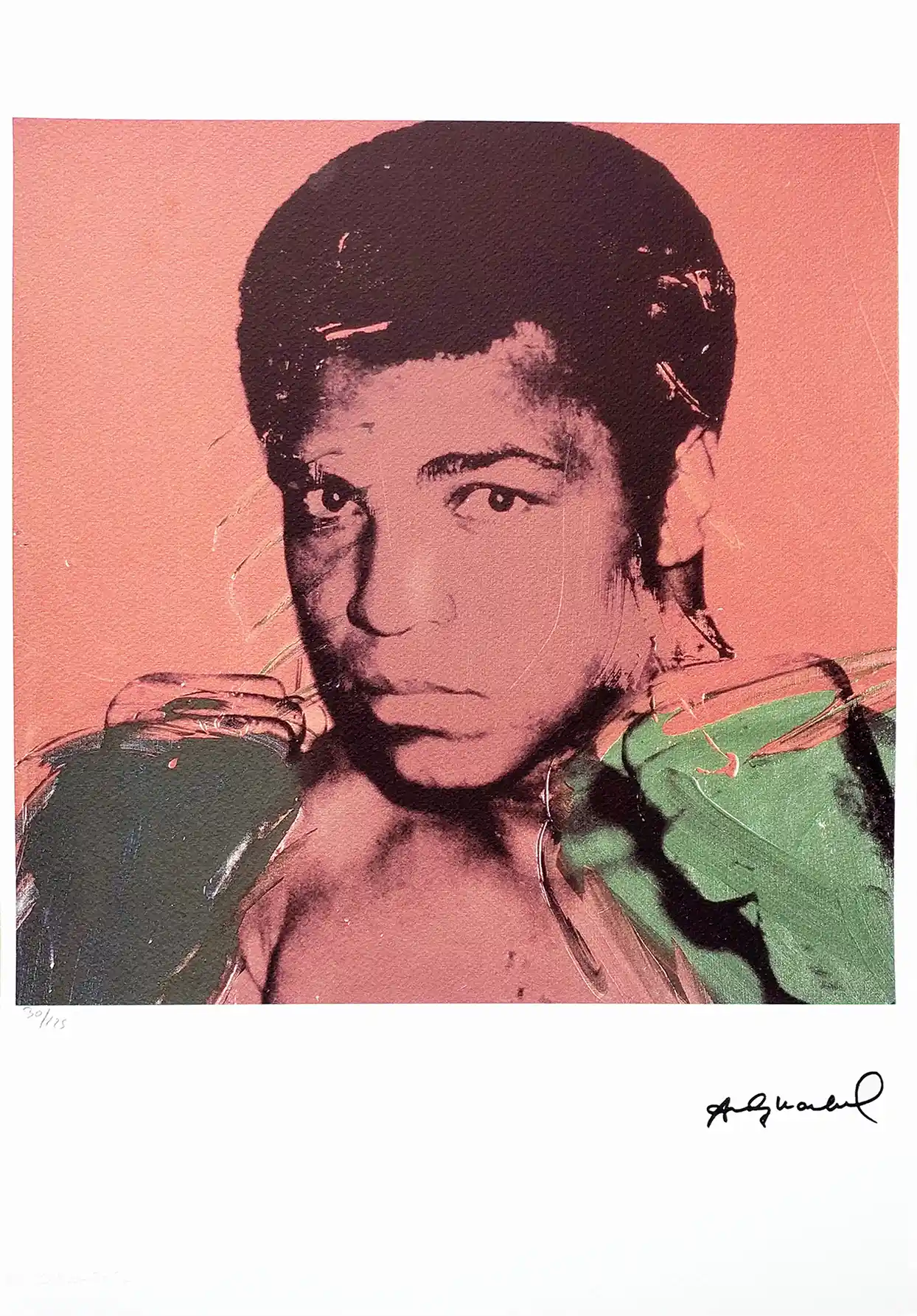 Zdjęcie obrazu Muhammad Ali - Andy Warhol (1928 - 1987). Foksal17 - Galeria Sztuki w Warszawie.