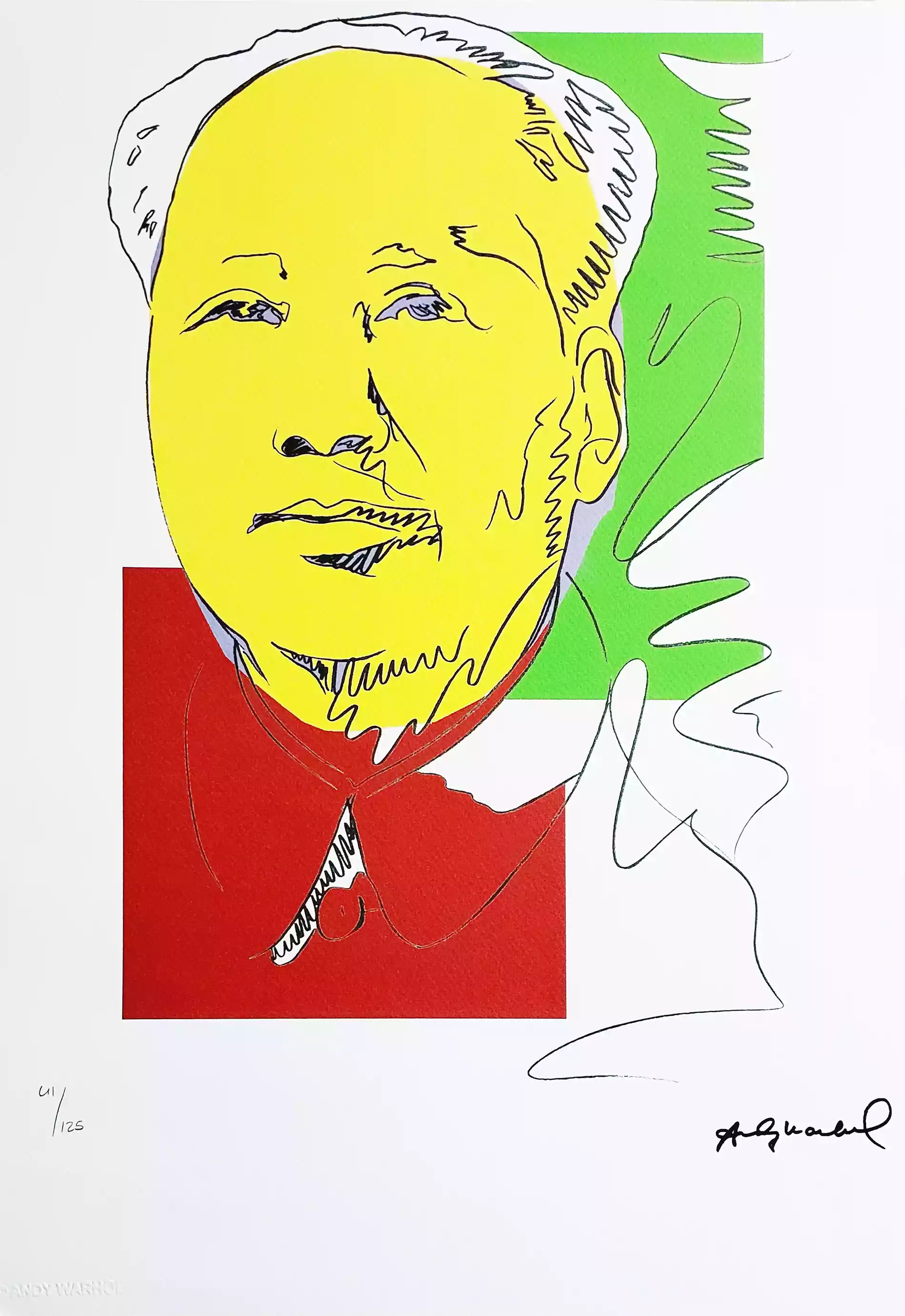 Zdjęcie obrazu Mao Zedong - Andy Warhol (1928 - 1987). Foksal17 - Galeria Sztuki w Warszawie.